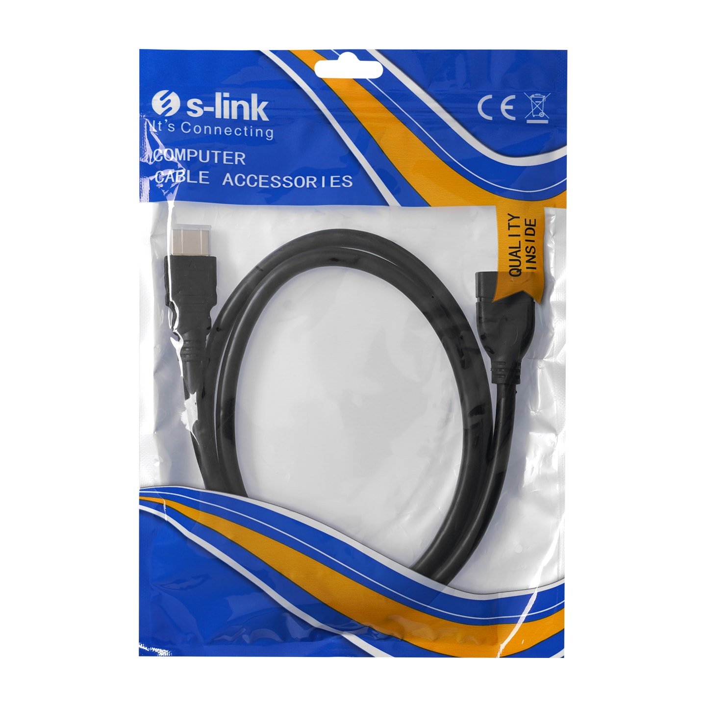 S-Link SL-HF10 1M 3D 3V Hdmı Erkek To Hdmı Dişi Kablo