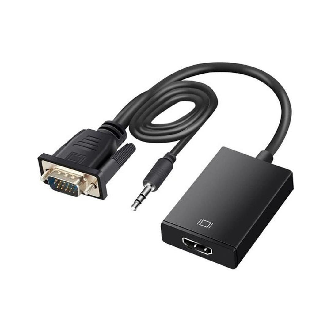 Fully G-537K Vga To Hdmı Çevirici Adaptör Ses Girişli Çevirici