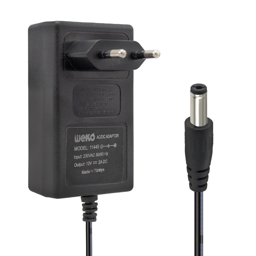 Weko 12V 2A 2.5x0.7 Uçlu Priz Tipi Adaptör  11445