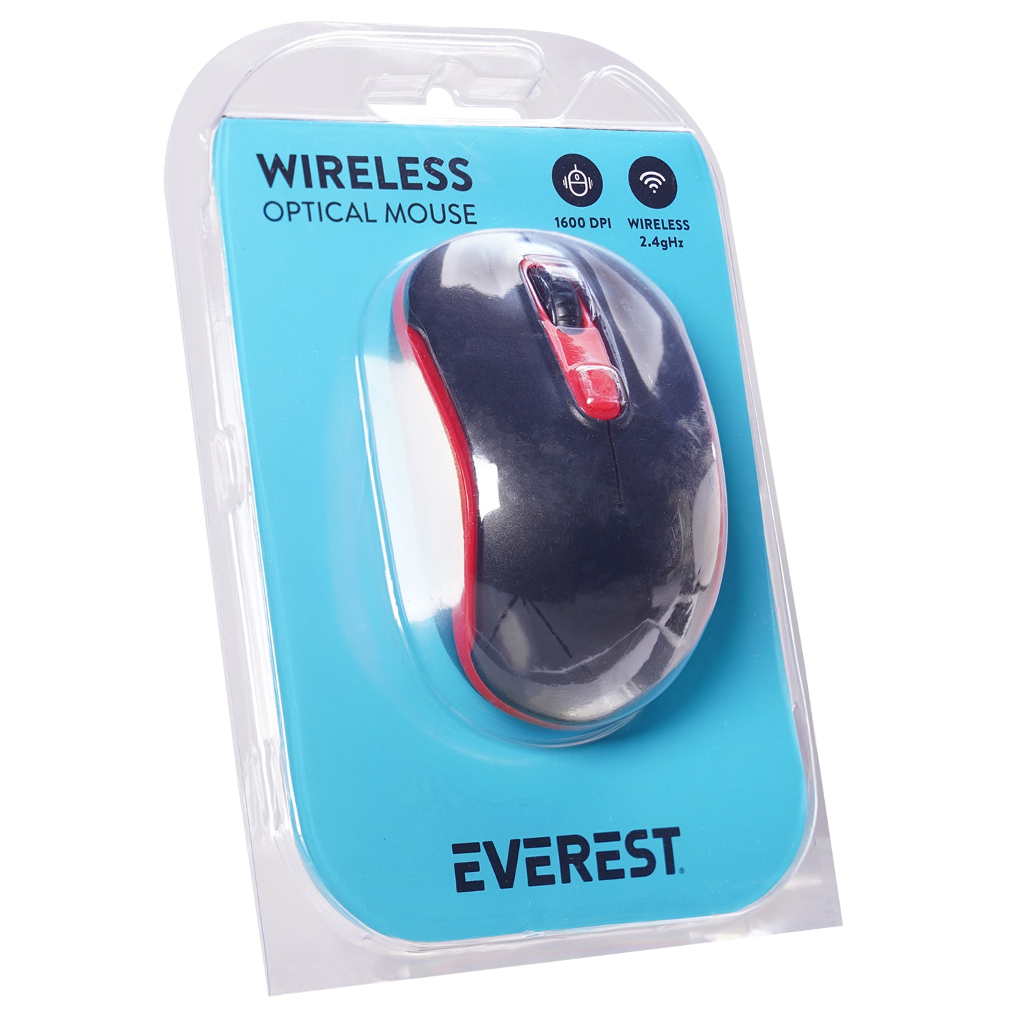Everest SM-804 Usb Siyah/Kırmızı 800/1200/1600Dpi Kablosuz Mouse