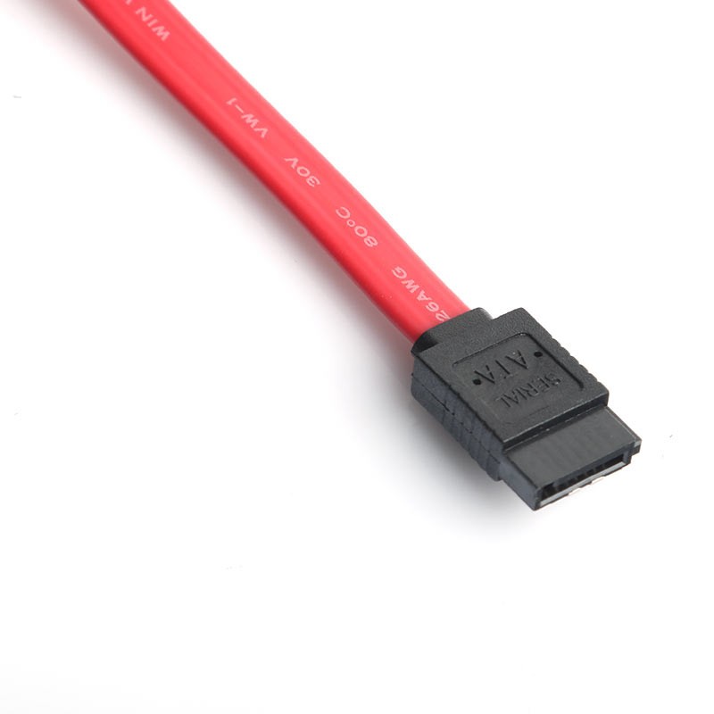 Akasa AK-CBSATA3-50RD90 SATA3 Kırmızı Renkli 50Cm 90° Uçlu Kablo