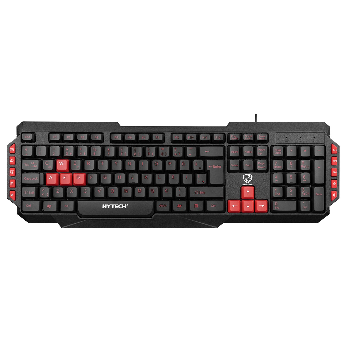 Hytech HYK-46 Gamy Combo Siyah Usb Kırmızı Tuşlu Q Klavye Mouse