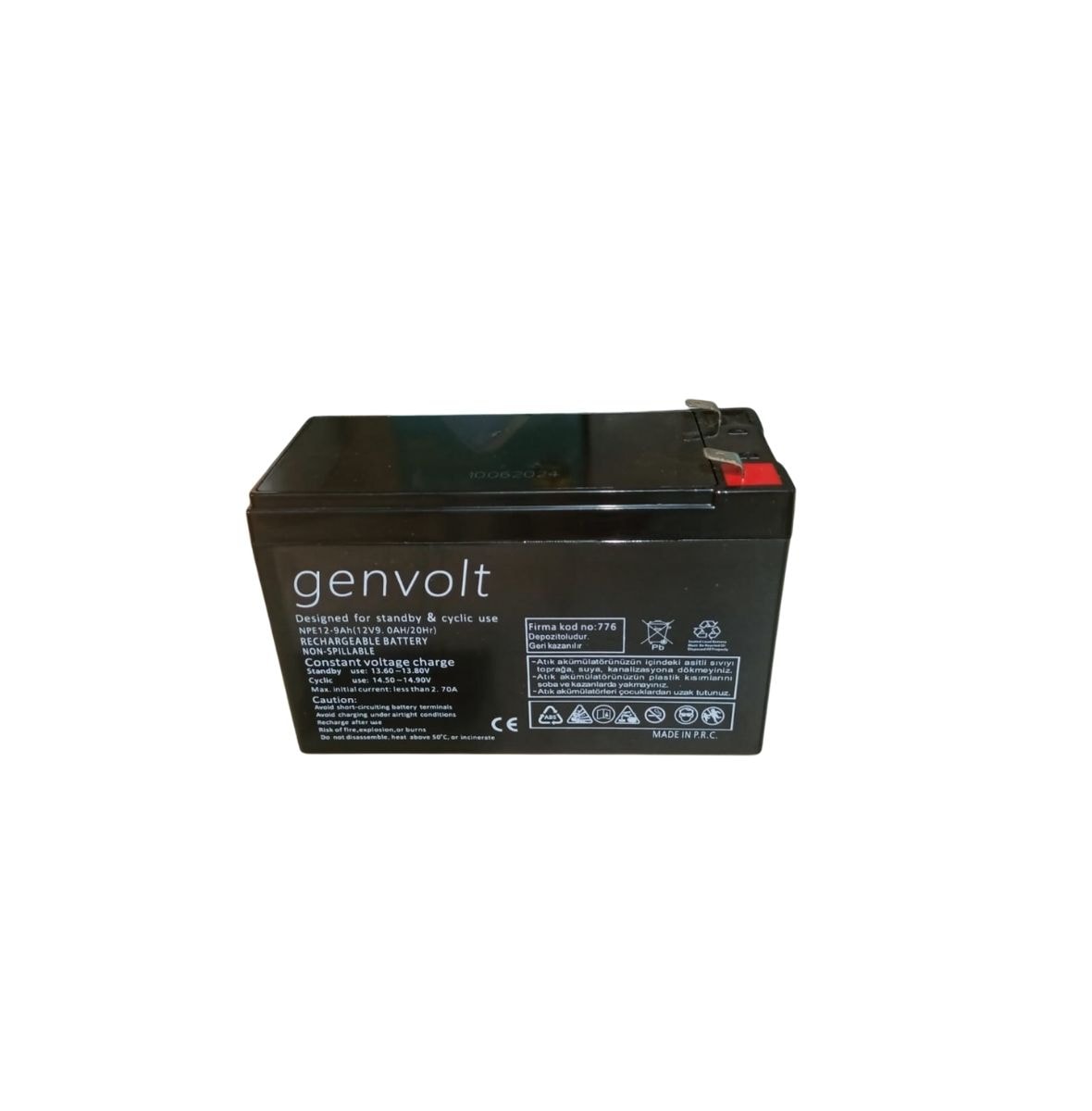 Genvolt NPE12-9AH /12V 9Ah Akü