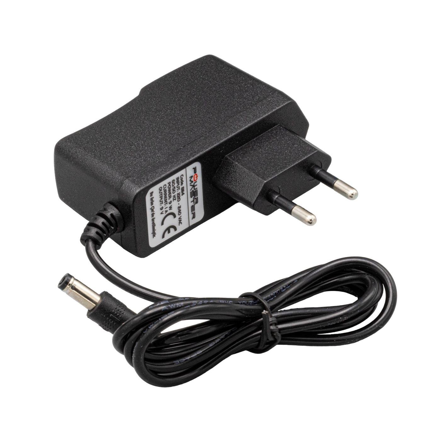 Powermaster PM-8114 9V 1A 5.5x2.5mm Uçlu Priz Tipi Adaptör