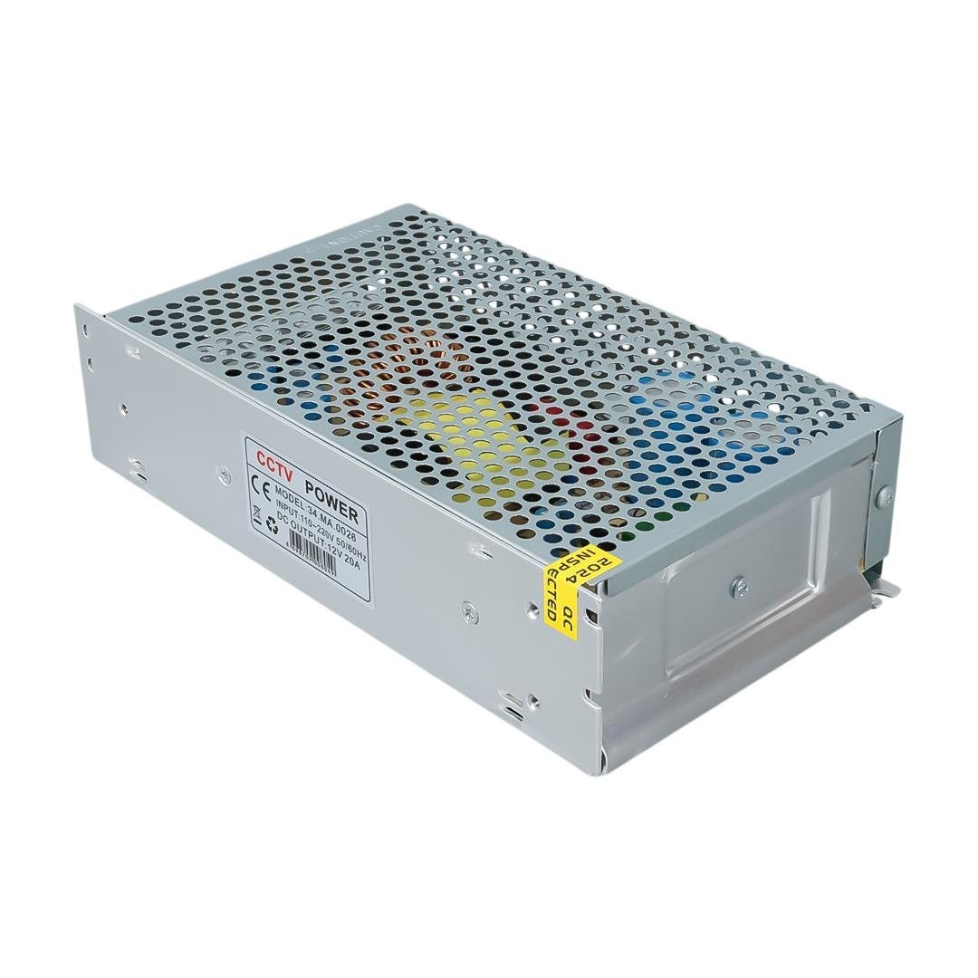 Powermaster 34.MA.0026 12V 20A 240W Metal Kasa Adaptör
