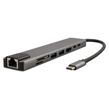 Sensei 8in1 Çok Fonksiyonlu Type-C Çoklayıcı Adaptör