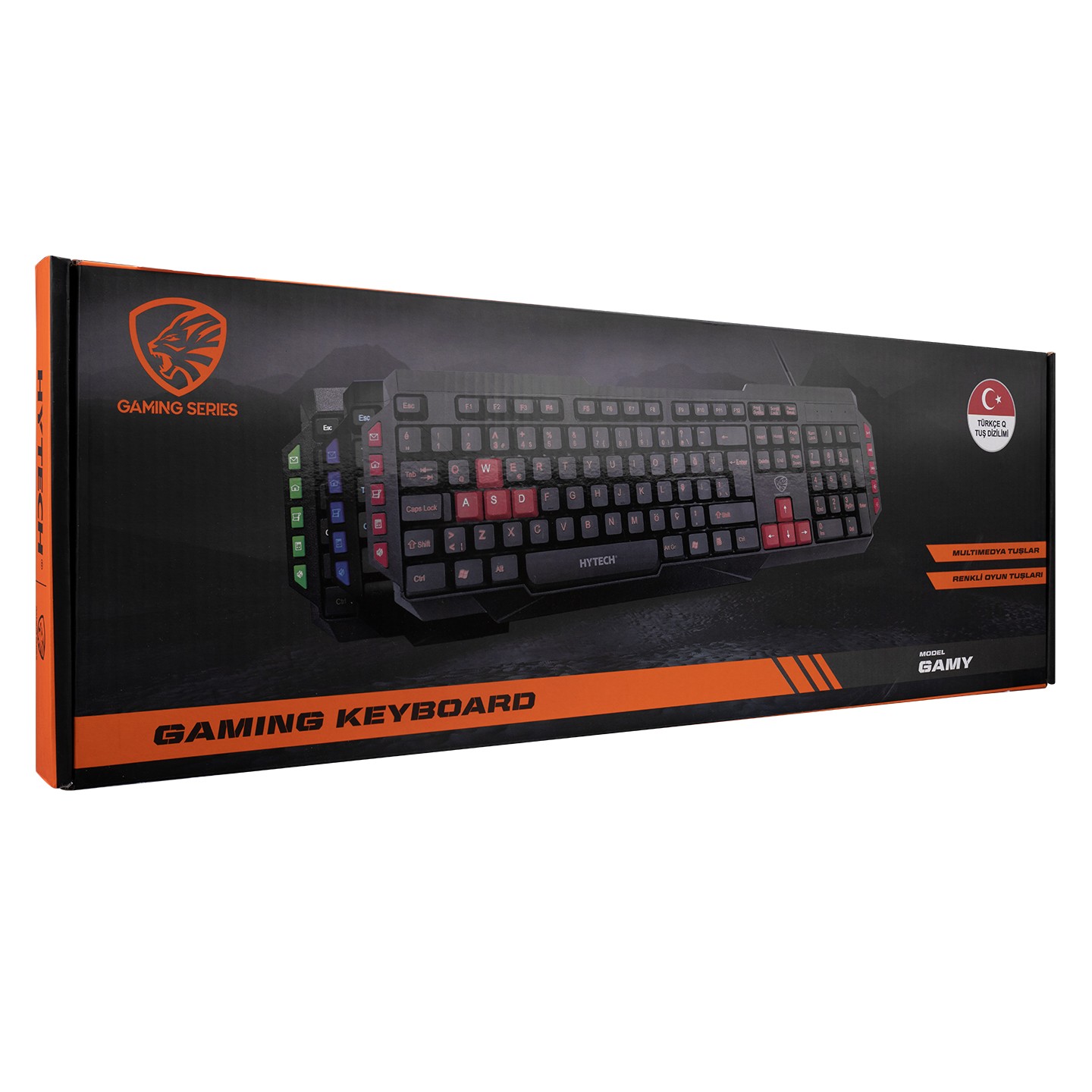Hytech HYK-46 Gamy Combo Siyah Usb Kırmızı Tuşlu Q Klavye Mouse