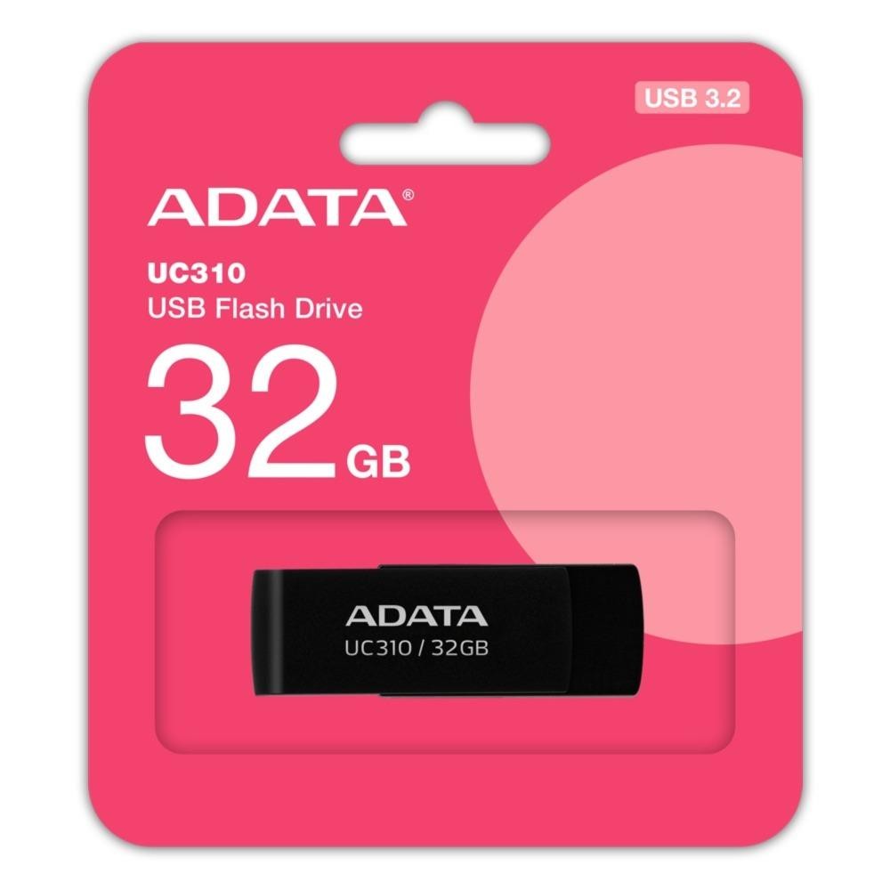 Adata UC310/32GB 32Gb Usb3.2 Gen1 Siyah Usb Flash Bellek