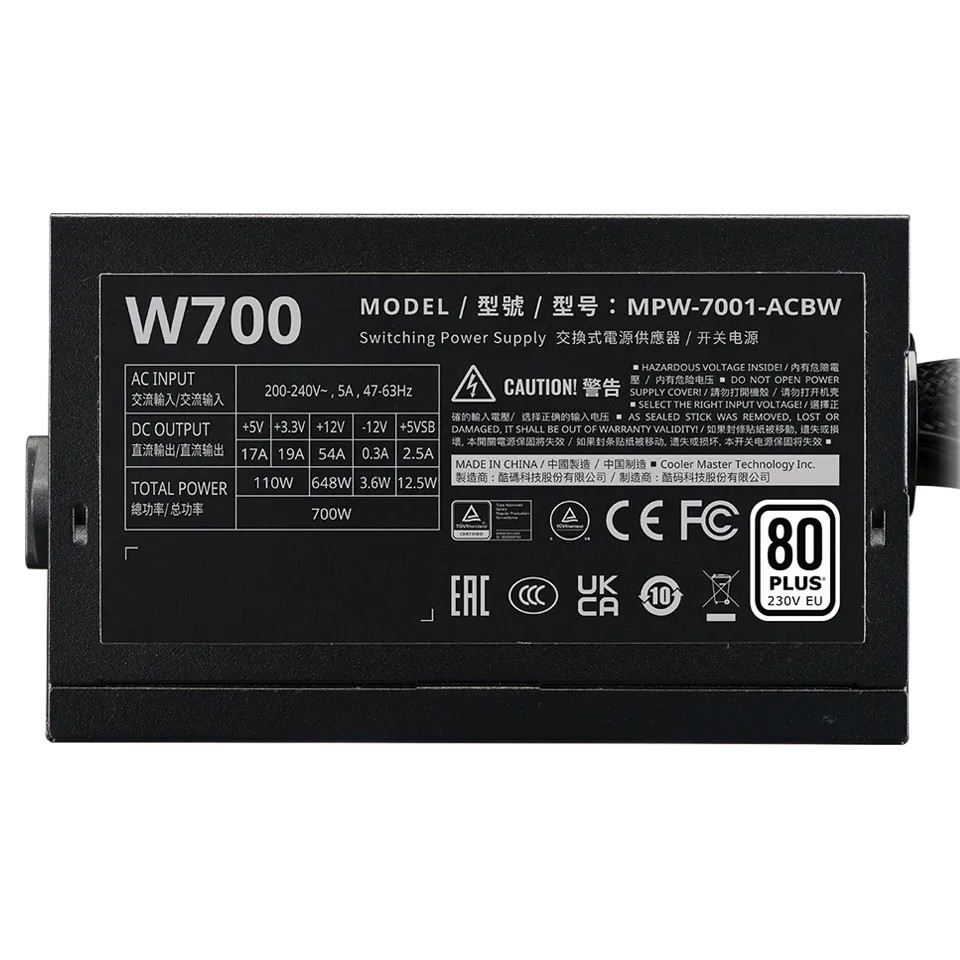 Cooler Master MPW-7001-ACBW 700W 80+ Güç Kaynağı