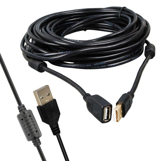 Powermaster PM-11955 Usb 2.0 Siyah Chipset 10M Usb Uzatma Kablosu