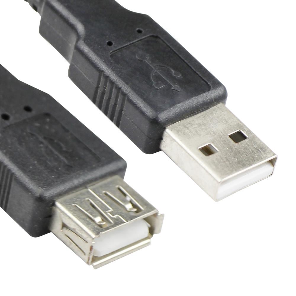 Vcom CU202-B-1.8 Siyah 1.8M Usb 2.0 Uzatma Kablosu