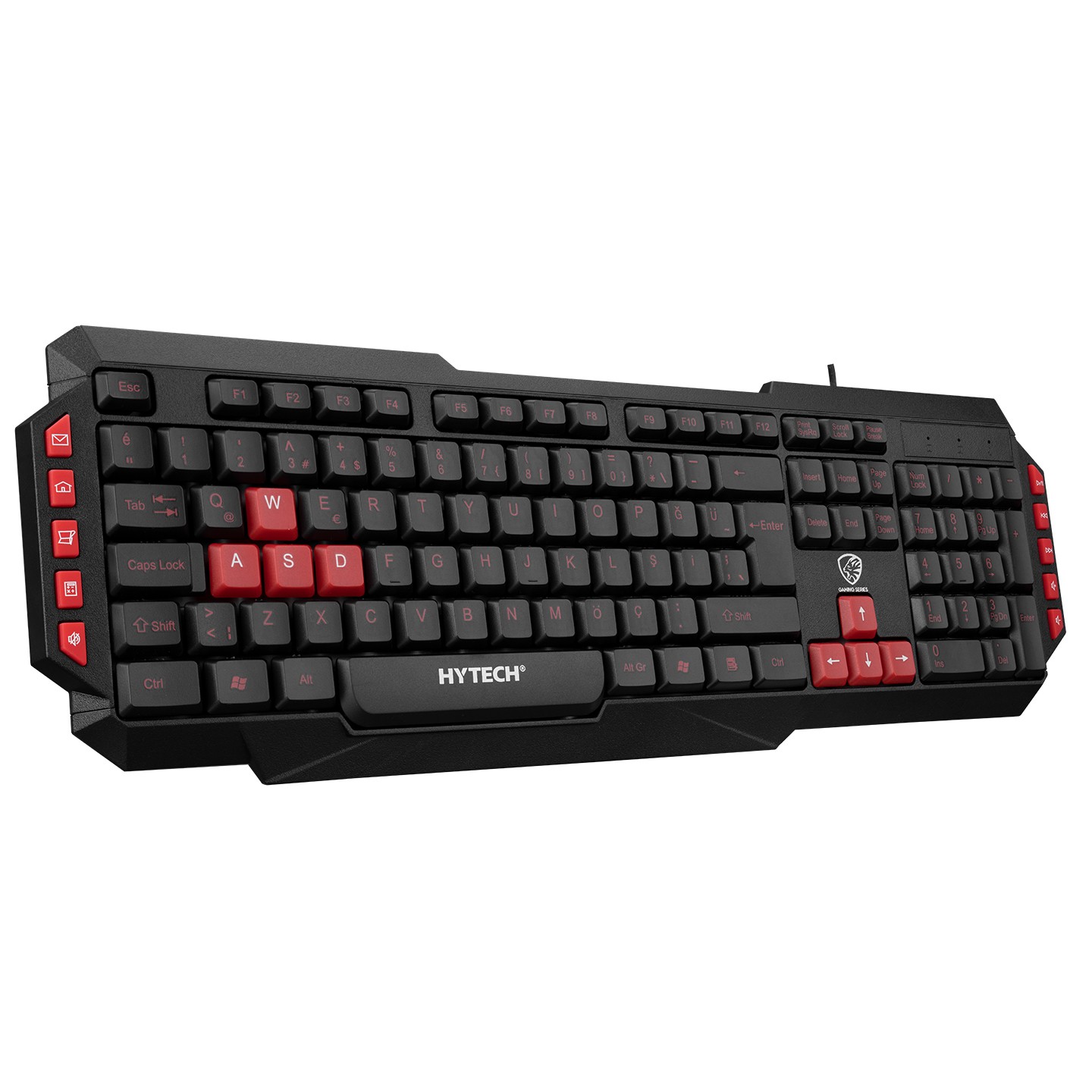 Hytech HYK-46 Gamy Combo Siyah Usb Kırmızı Tuşlu Q Klavye Mouse