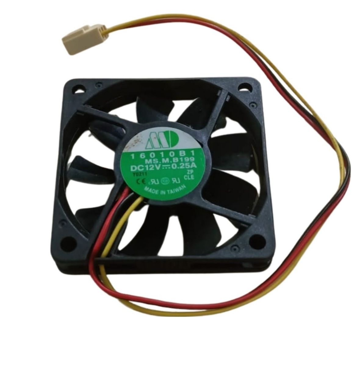 60x60x10mm 12V Dc 3 Pin Kasa Fanı