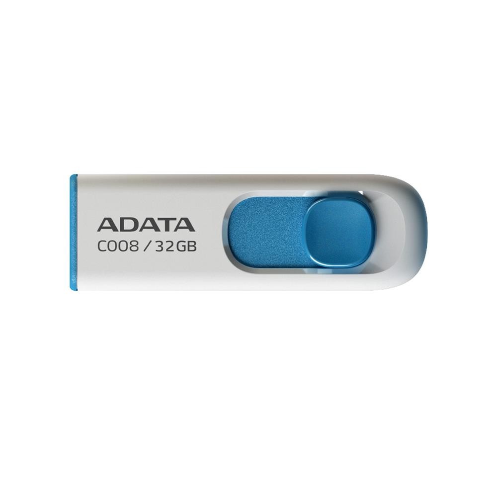 Adata C008/32 32Gb Usb 2.0 Beyaz/ Mavi Usb Flash Bellek