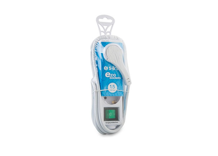 S-Link SPG-F03 306 Joule Anahtarlı 3'lü 1.5 M Akım Korumalı Priz