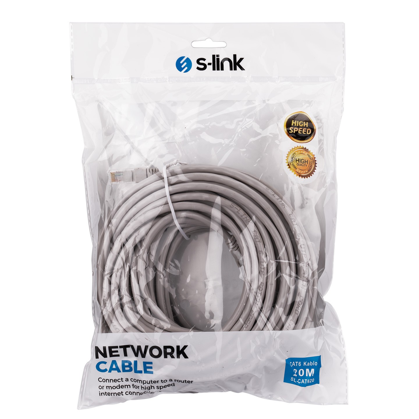 S-Link SL-CAT620 20M Cat6 Kablo