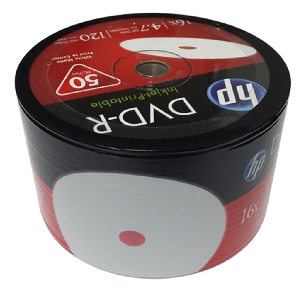 Hp Dvd-R 4.7Gb/120Min 16x50 Li Yazdırılabilir Dvd