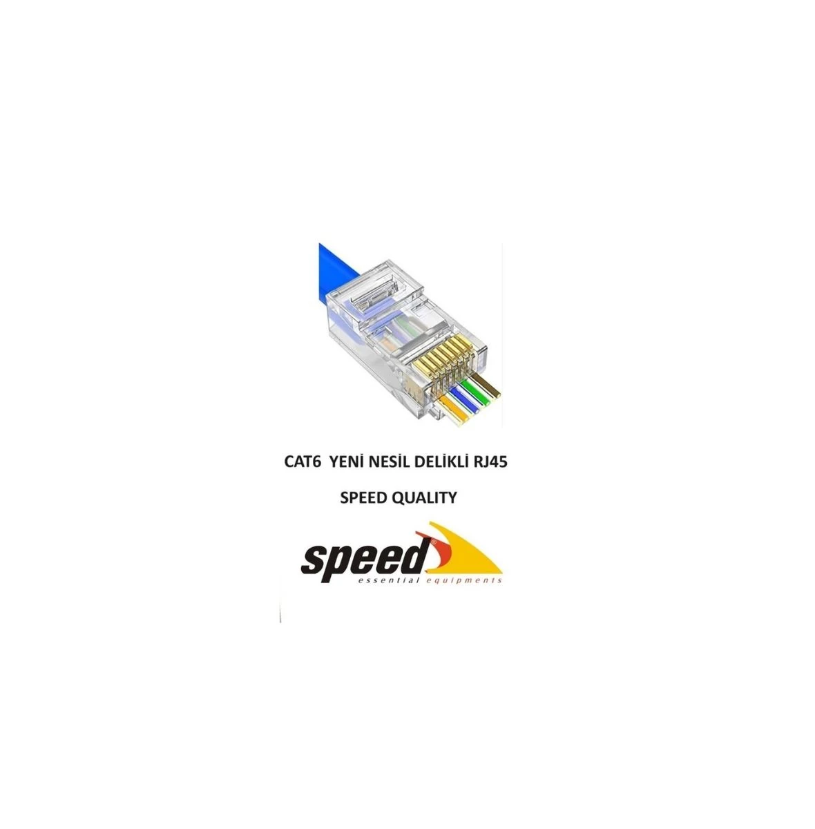 Speed SP-U100 CAT6 RJ45 Yeni Nesil Konnektör