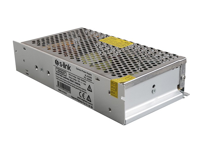 S-Link SL-KA200 12V 15A 195W Metal Kasa Adaptör