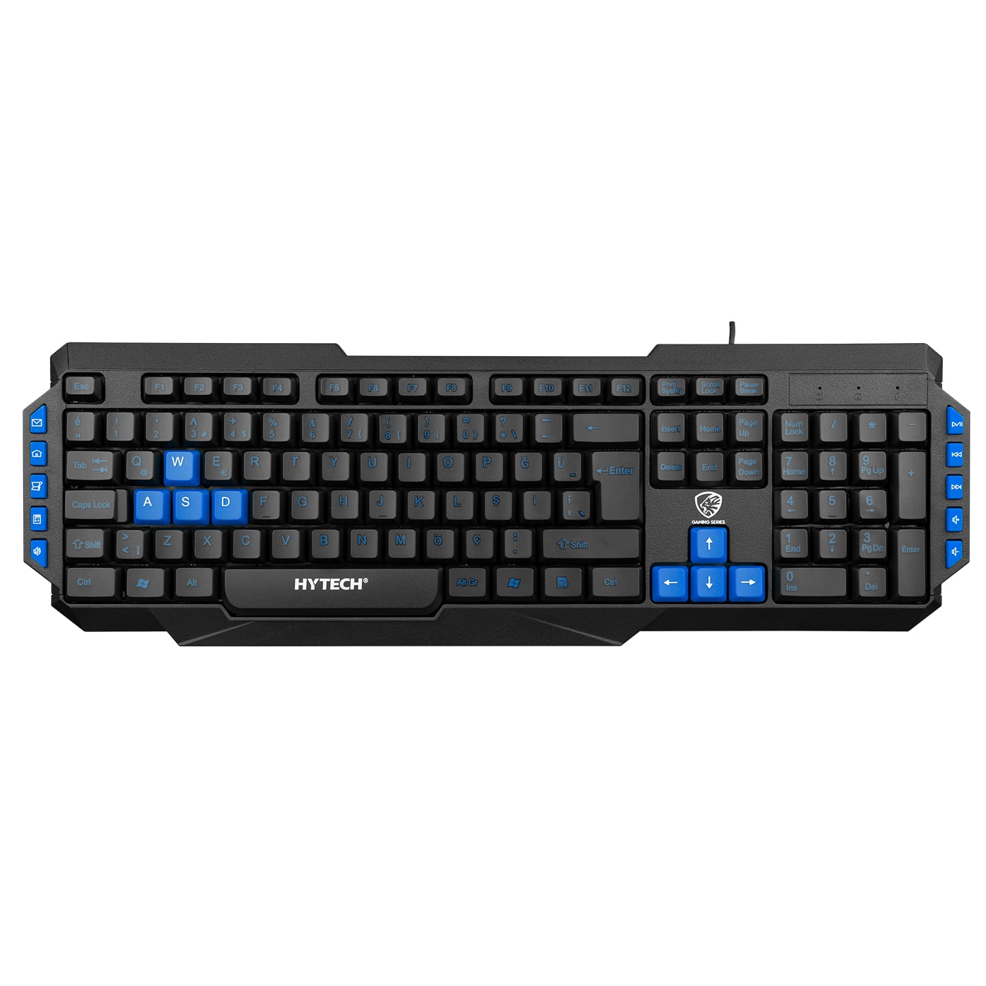 Hytech HYK-46 Gamy Combo Siyah Usb Mavi Tuşlu Q Klavye 