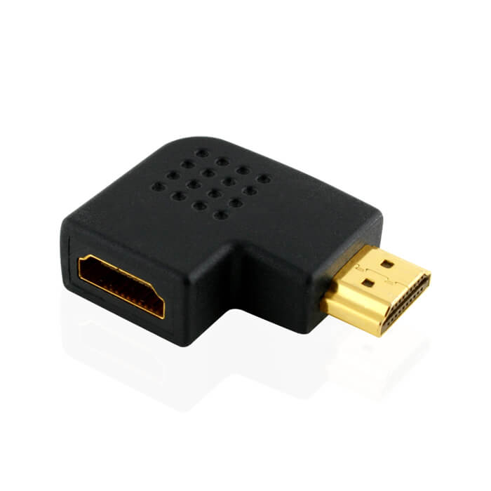 Hdmi L Dirsek 90 Derece Çevirici Dönüştürücü Uzatma Adaptörü
