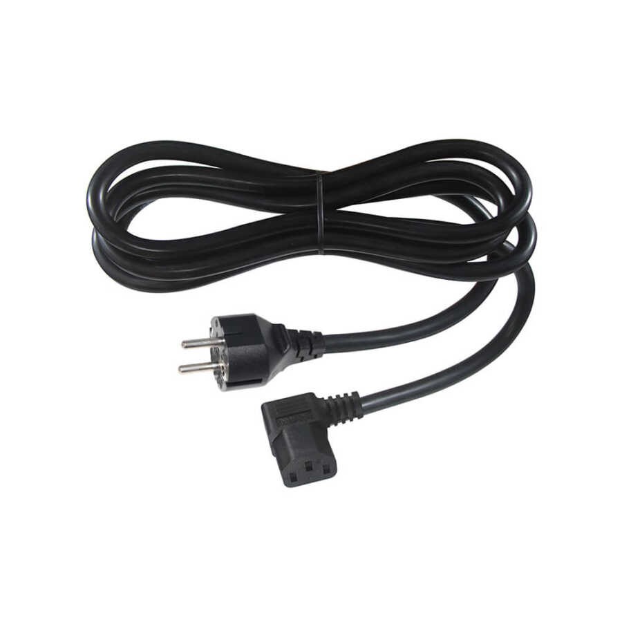 90 Derece  L Tip Sol  Açılı 1.8M Power Kablo