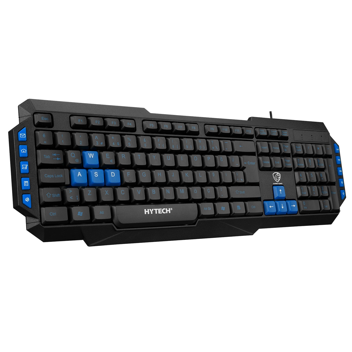 Hytech HYK-46 Gamy Combo Siyah Usb Mavi Tuşlu Q Klavye 