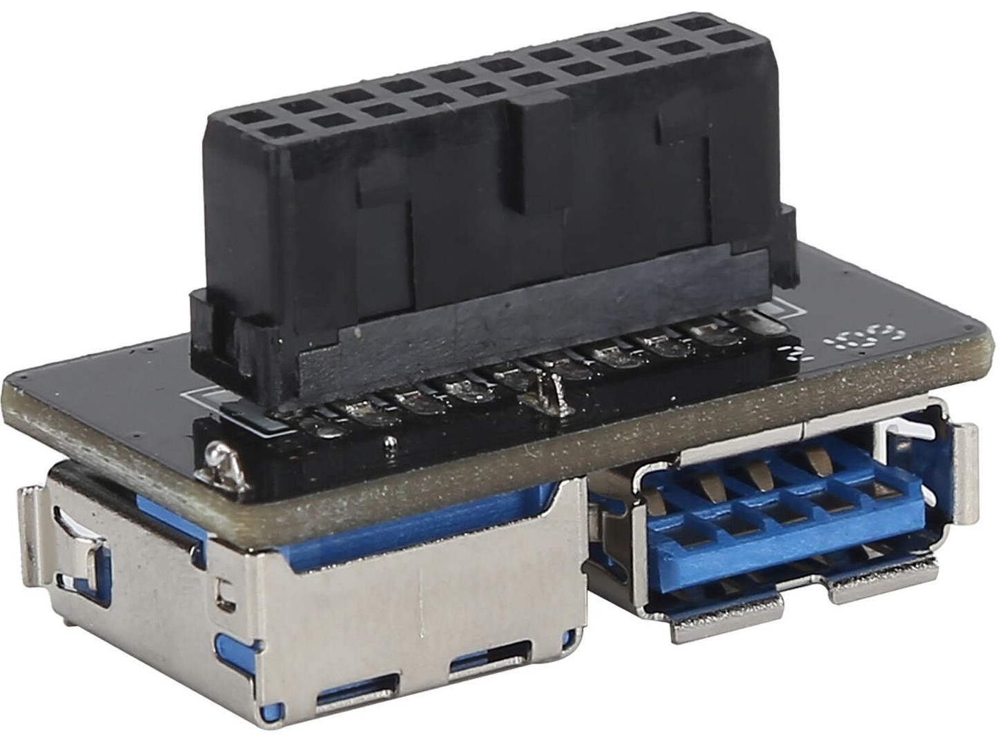 Alfais Kasa İçi Usb 3.0  19 20 Pin Dişi 2X Anakart Çoklayıcı 5047