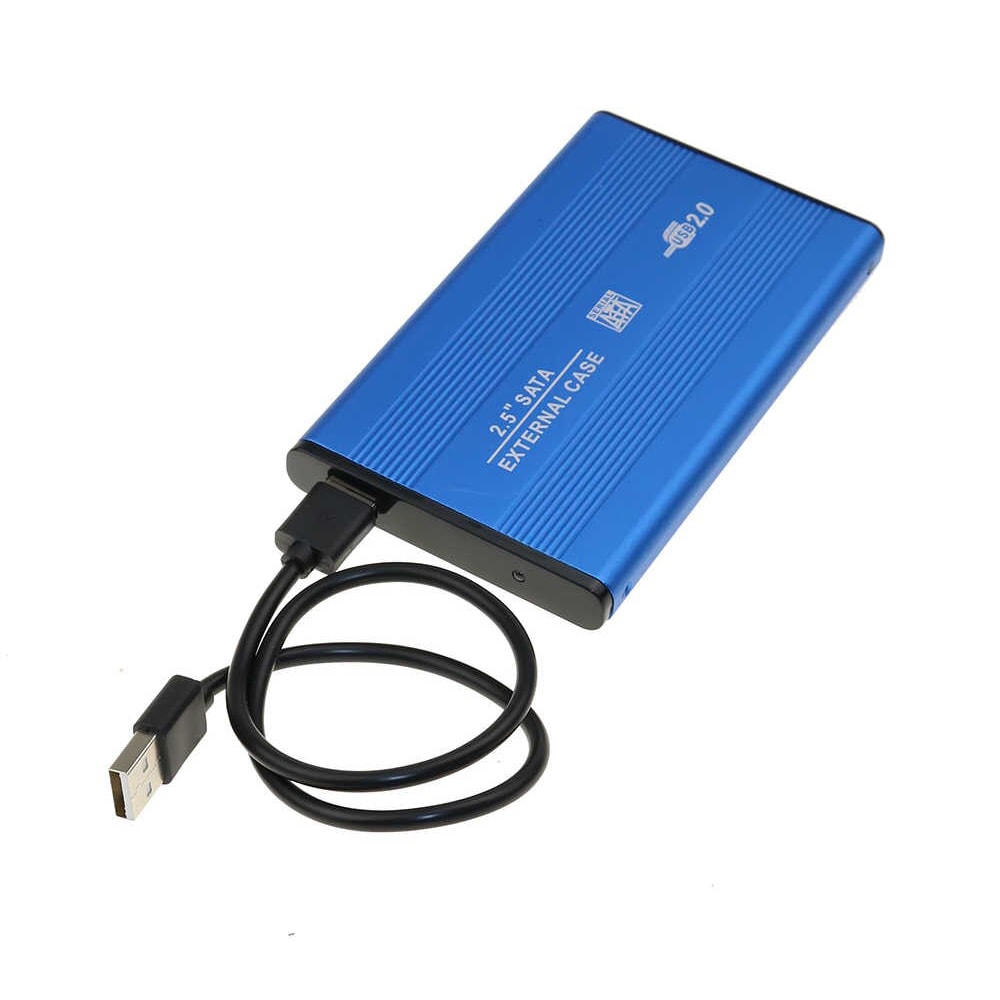 2.5 Usb 2.0 Aliminyum Gövde Mavi Hard Disk Kutusu