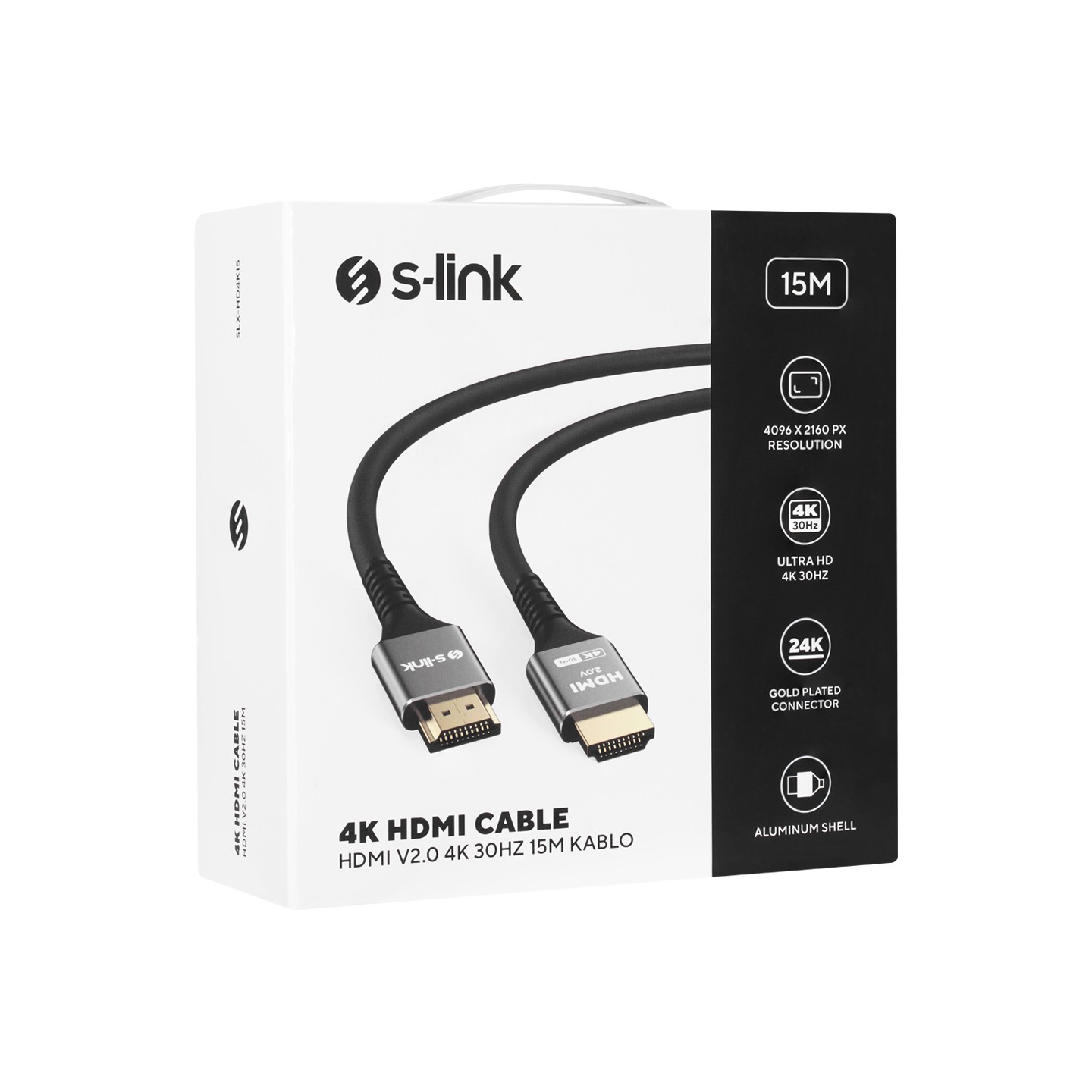 S-Link SLX-HD4K15 19+1 Hdmı To Hdmı 15M V2.0 Kablo