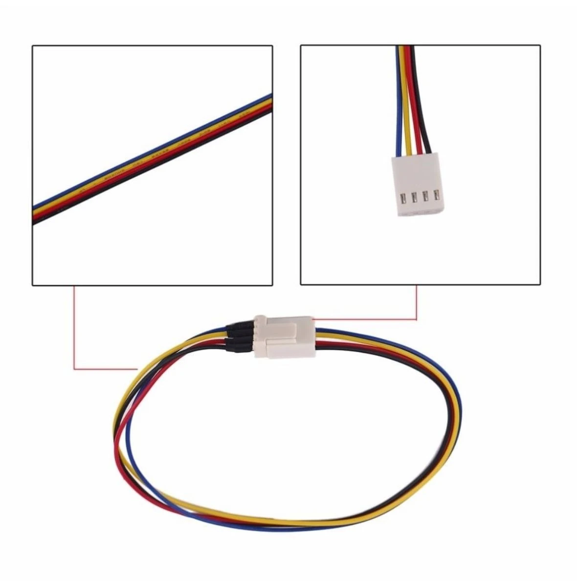 Alfais AL4476 4 Pin Fan Power Cpu 40 cm Uzatma Kablosu 