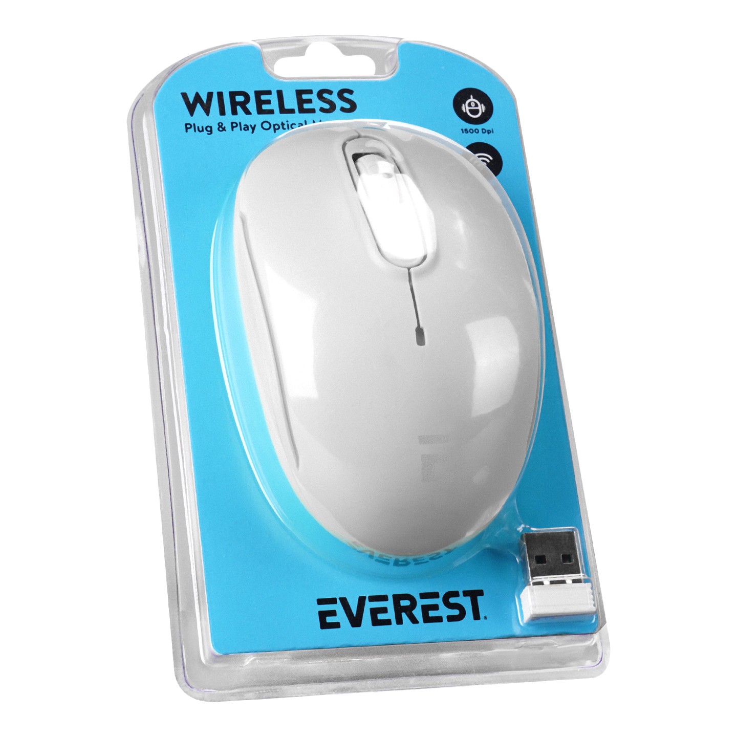 Everest SMW-666 Usb Beyaz 2.4Ghz Optik Kablosuz Mouse