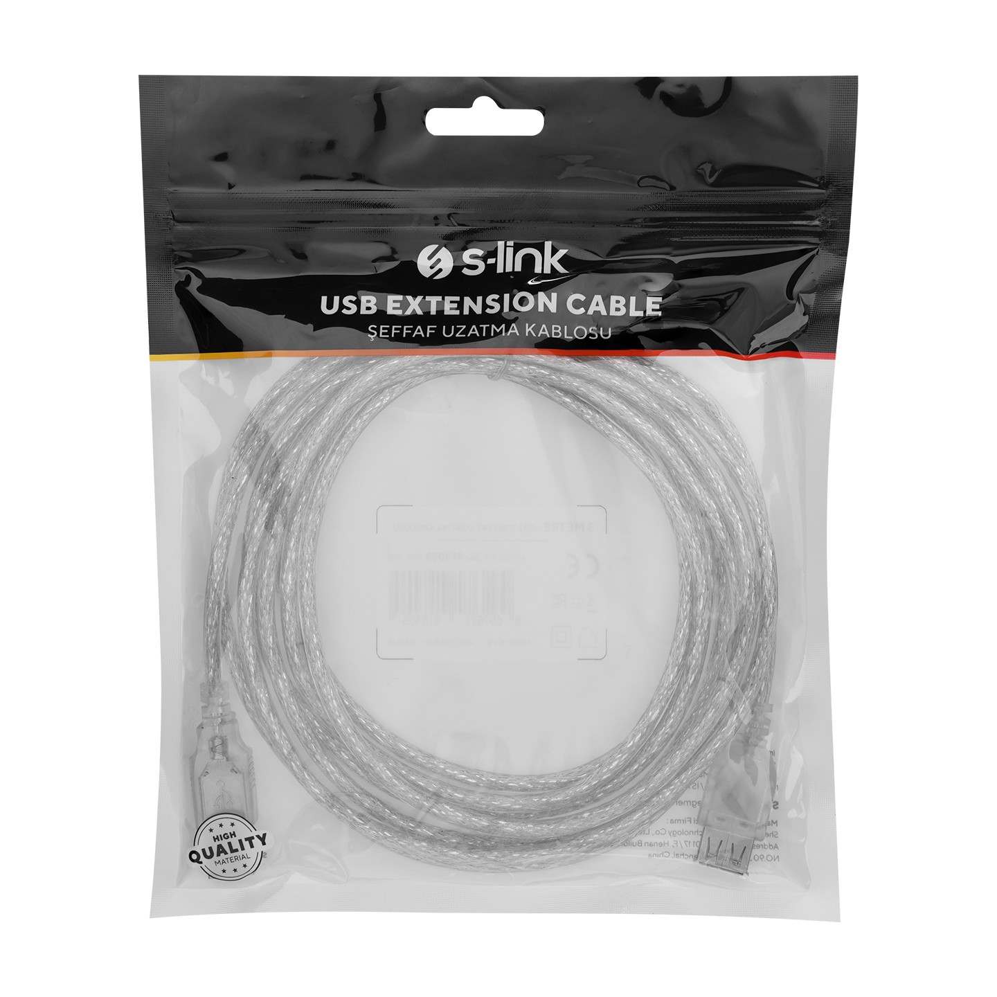 S-Link SL-AF2007 7M Usb 2.0 Uzatma Kablo