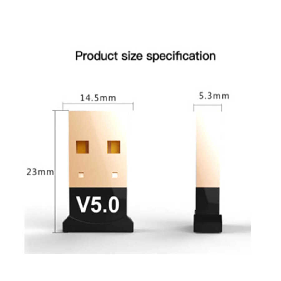 5.0 Mini Usb Alıcı Verici Bluetooth Adaptör