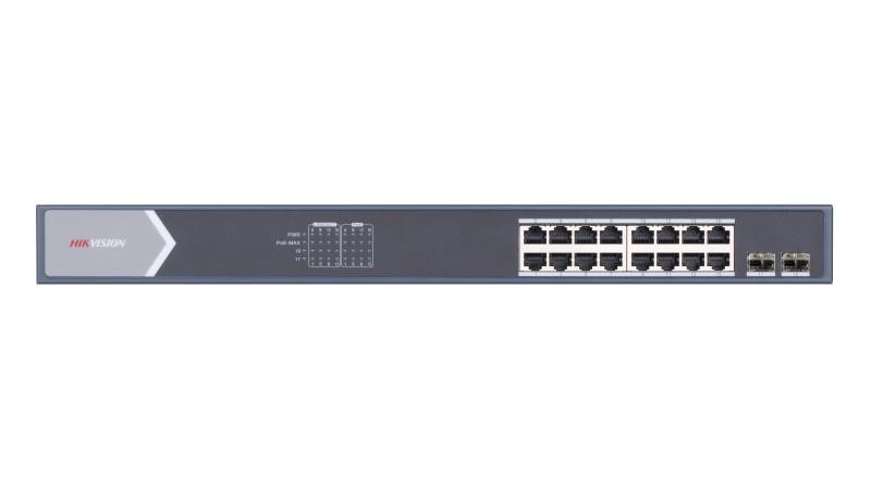 Hikvision DS-3E0518P-E/M 16 Port 10/100/1000 Mbps Poe Gigabit Switch
