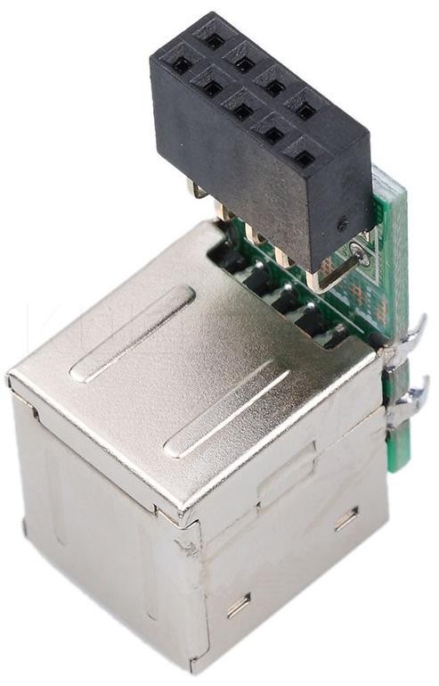 Alfais 9Pin Usb To 2X Usb A Anakart Çevirici Adaptör 5091