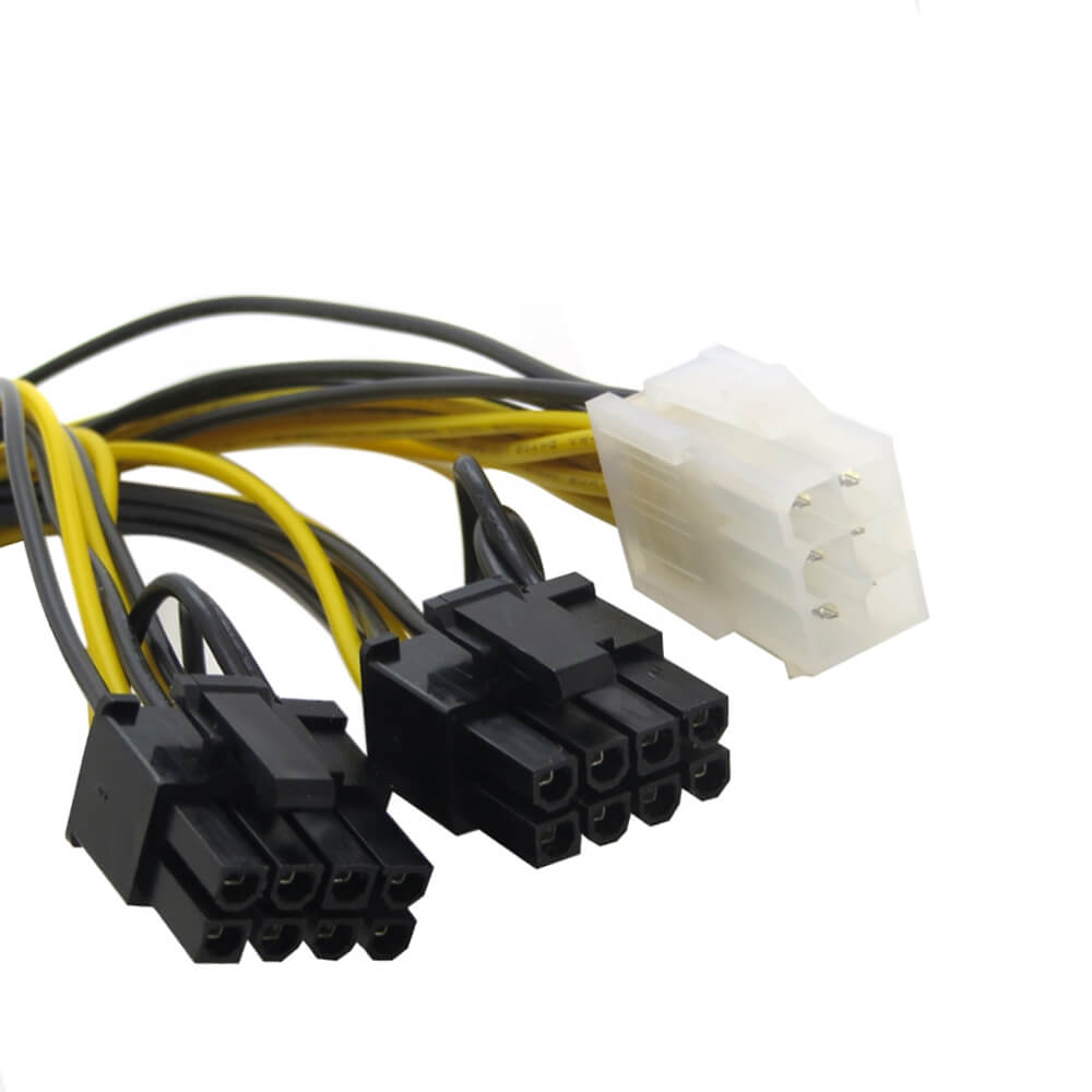 6 Pin To 2x8 Pin Pcı-E Ekran Kartı Power Çevirici Kablo