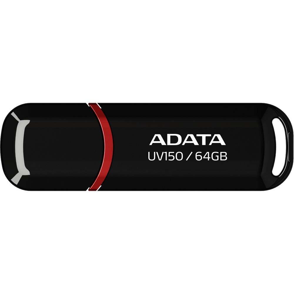 Adata UV150-64GB Usb3.2 Gen1 Siyah Usb Flash Bellek