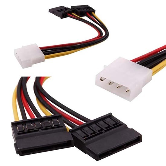 Powermaster 17376 İkili Sata Power Kablo