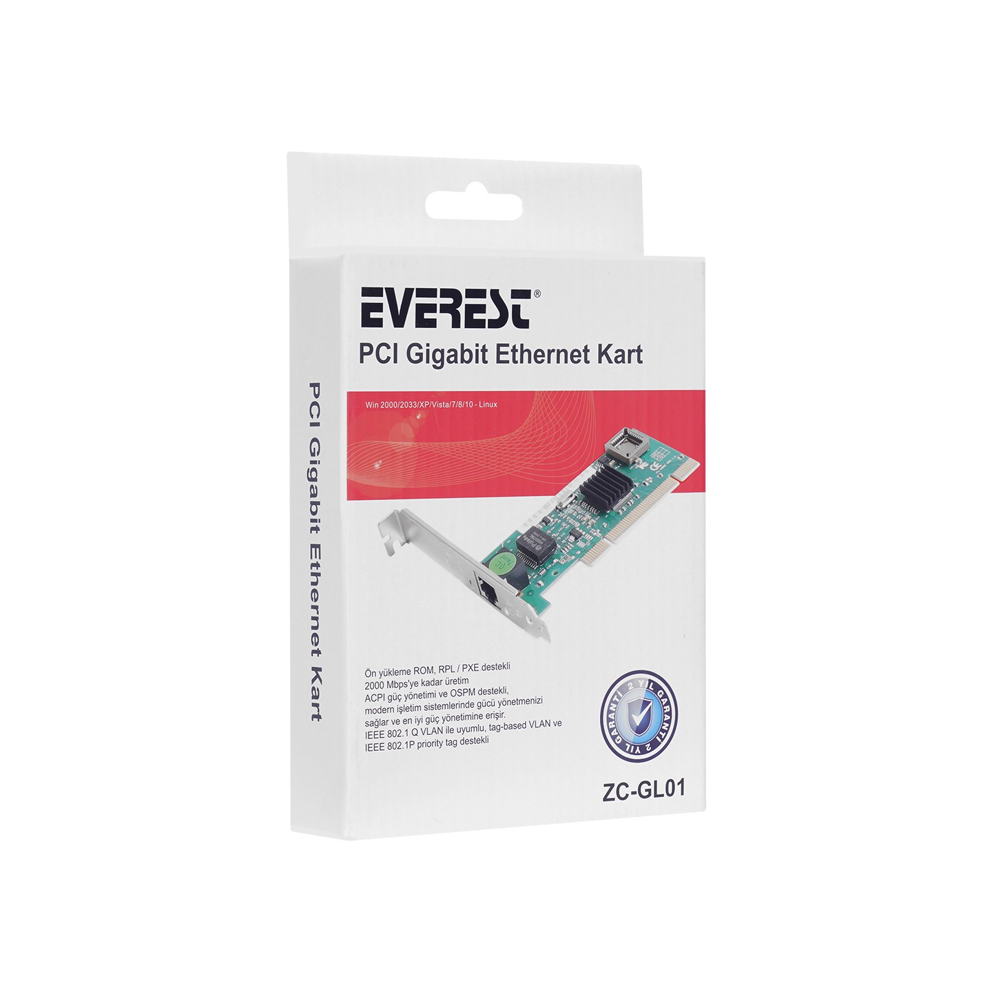 Everest ZC-GL01 Pcı Gigabit Ethernet Kart