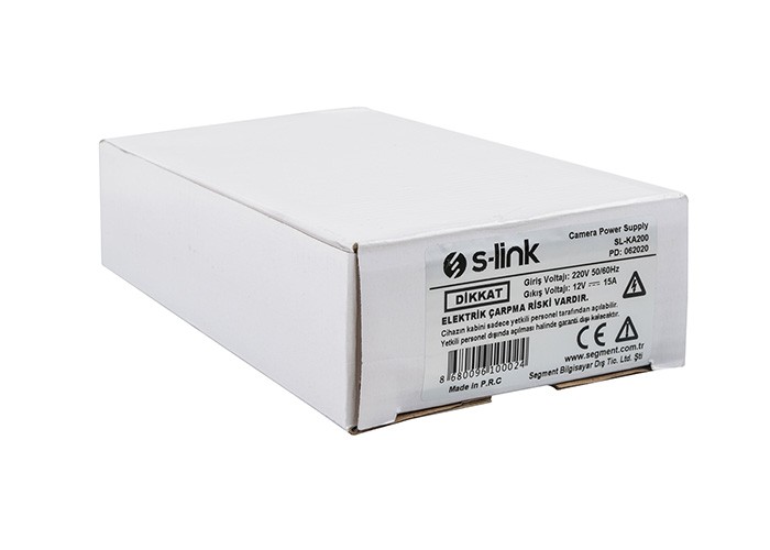 S-Link SL-KA200 12V 15A 195W Metal Kasa Adaptör