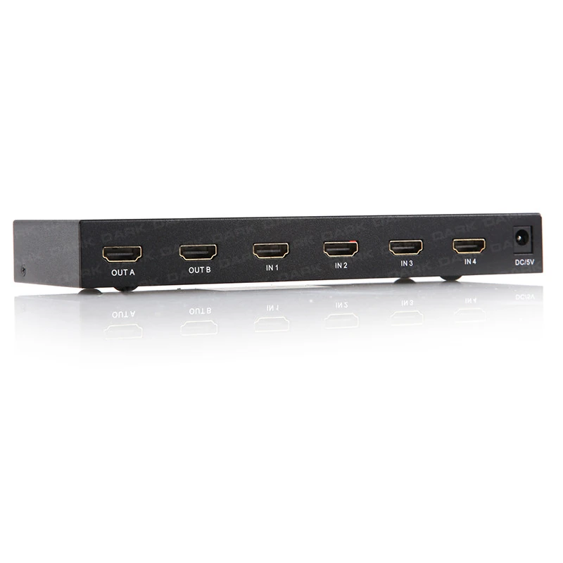 Dark DK-HD-SP4X12 4 Giriş 1 Çıkışlı Kumandalı Hdmı Switch