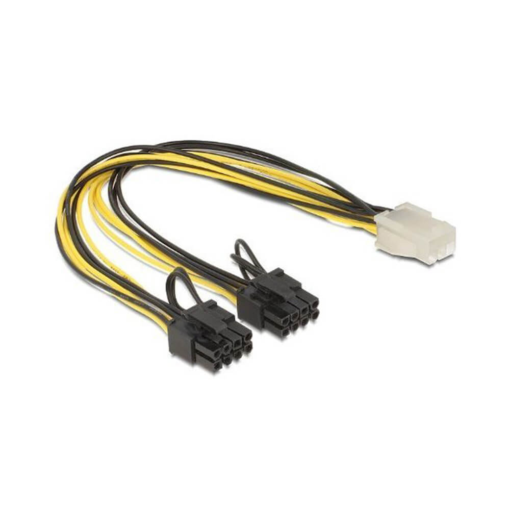 6 Pin To 2x8 Pin Pcı-E Ekran Kartı Power Çevirici Kablo