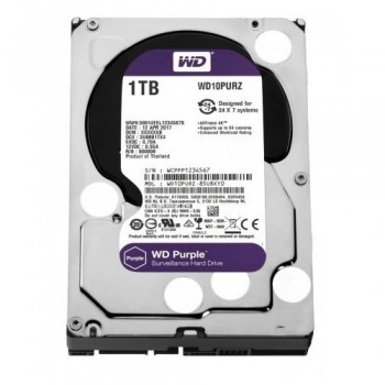 Western Digital WD10PURZ Purple 1Tb  Sata 64Mb DV 7x24 Hard Disk (İthalat)