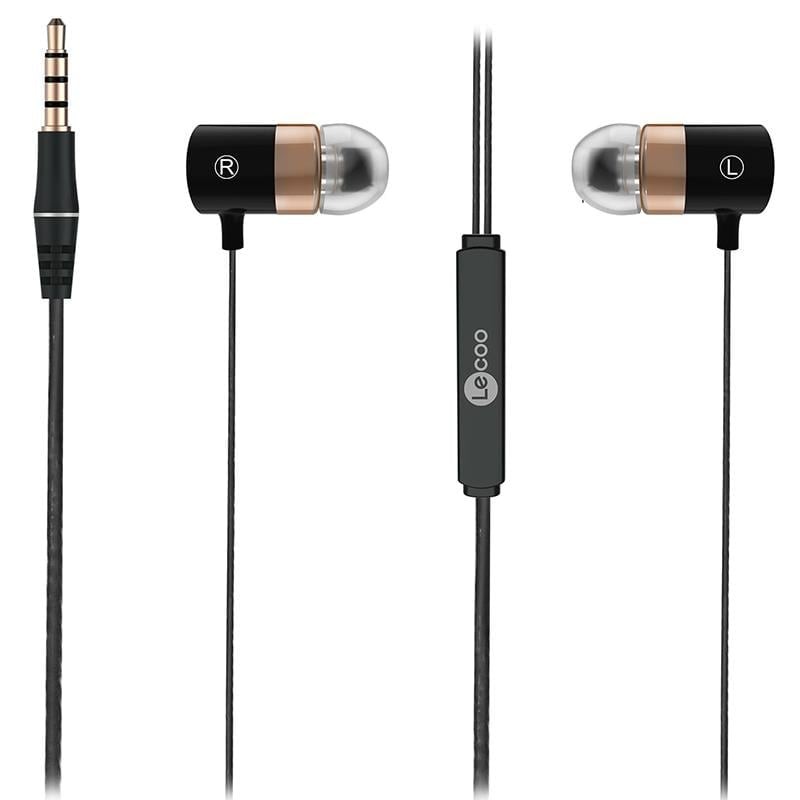 Lenovo Lecoo EH103 3.5mm Jacklı Kablolu Kulak İçi Mikrafonlu Siyah Kulaklık 15770