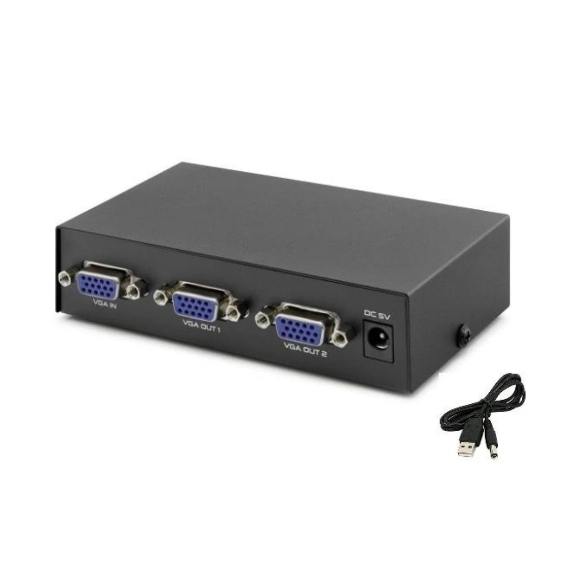 Alfais Vga Splitter 2 Port 200Mhz Ekran Çoklayıcı 4512
