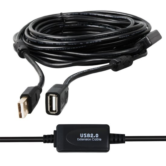 Powermaster PM-11955 Usb 2.0 Siyah Chipset 10M Usb Uzatma Kablosu