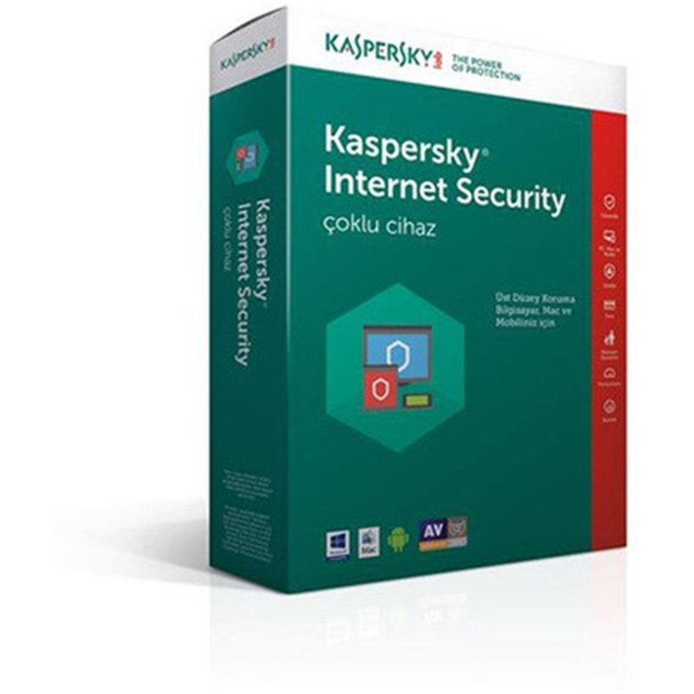 Kaspersky İnternet Security 2 Kullanıcı 1 Yıl Antivirus