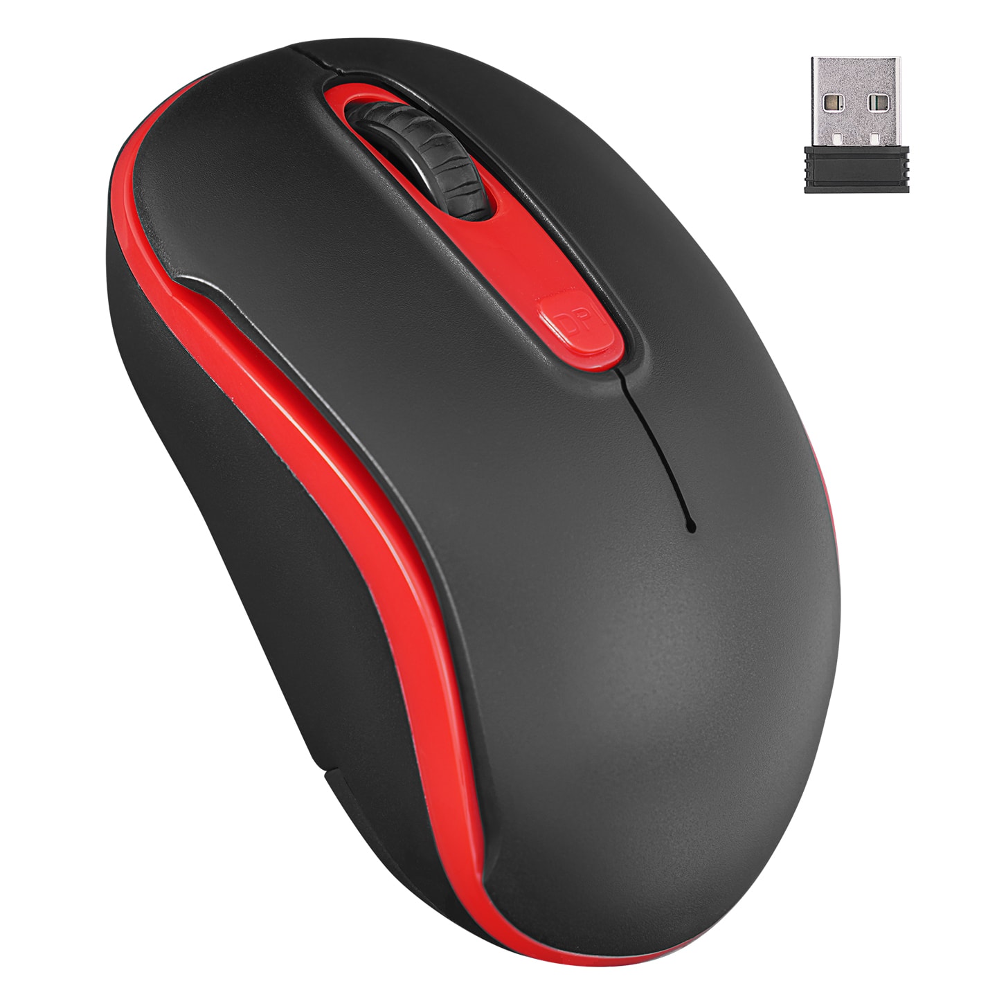 Everest SM-804 Usb Siyah/Kırmızı 800/1200/1600Dpi Kablosuz Mouse