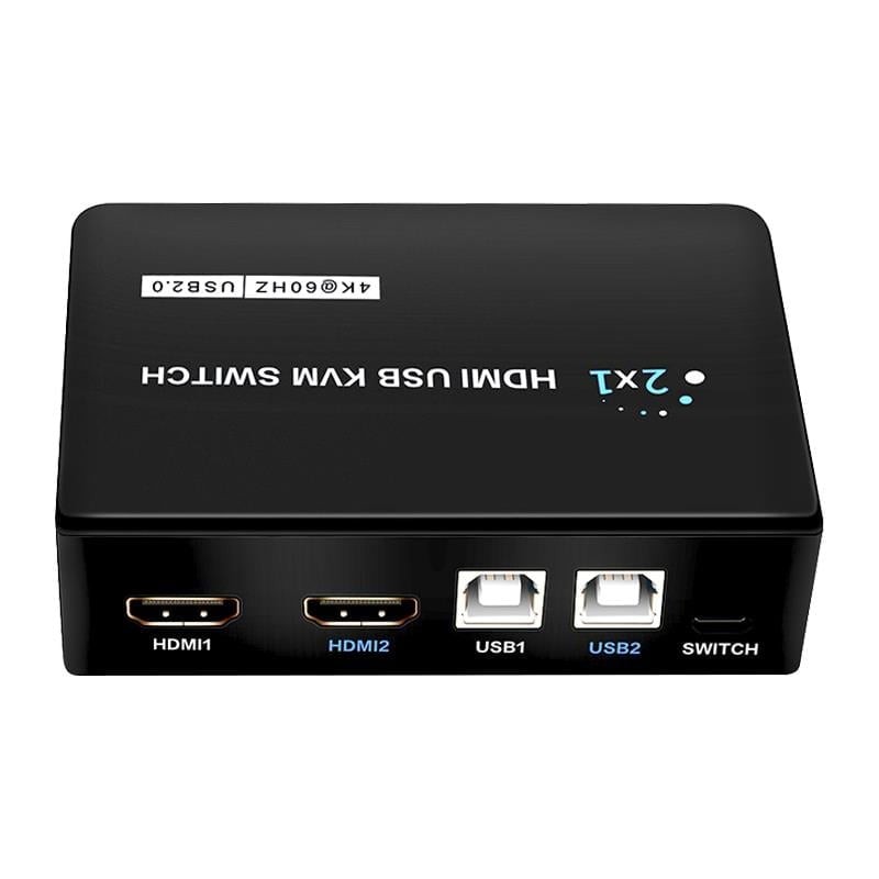 Powermaster PM-11789 4K Hdmı Usb Kvm Switch 2x1